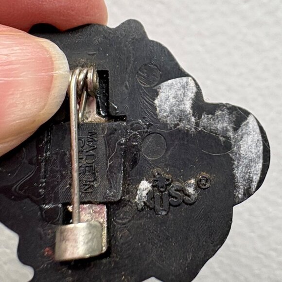 Christmas Collection Brooch Holiday Lapel Pins Set of 7 VTG Cats reindeer candy - Picture 6 of 16